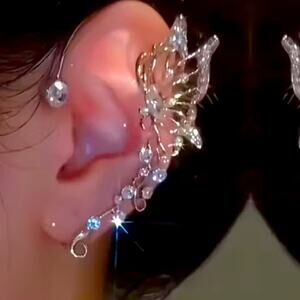 Ear cuff 2pc set butterfly cosplay fairy